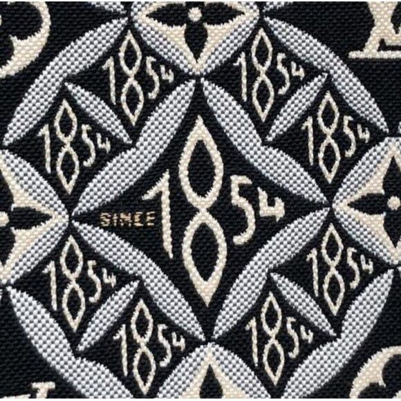 Louis Vuitton Jacquard Since 1854 Onthego GM Grey Tote Shoulder Handbag - Picture 2 of 13